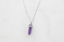 Load image into Gallery viewer, Gemstone Necklace Necklace Sterling Ltd Purple 
