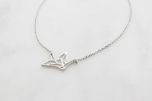 Load image into Gallery viewer, Origami Crane Necklace Necklace Sterling Ltd 
